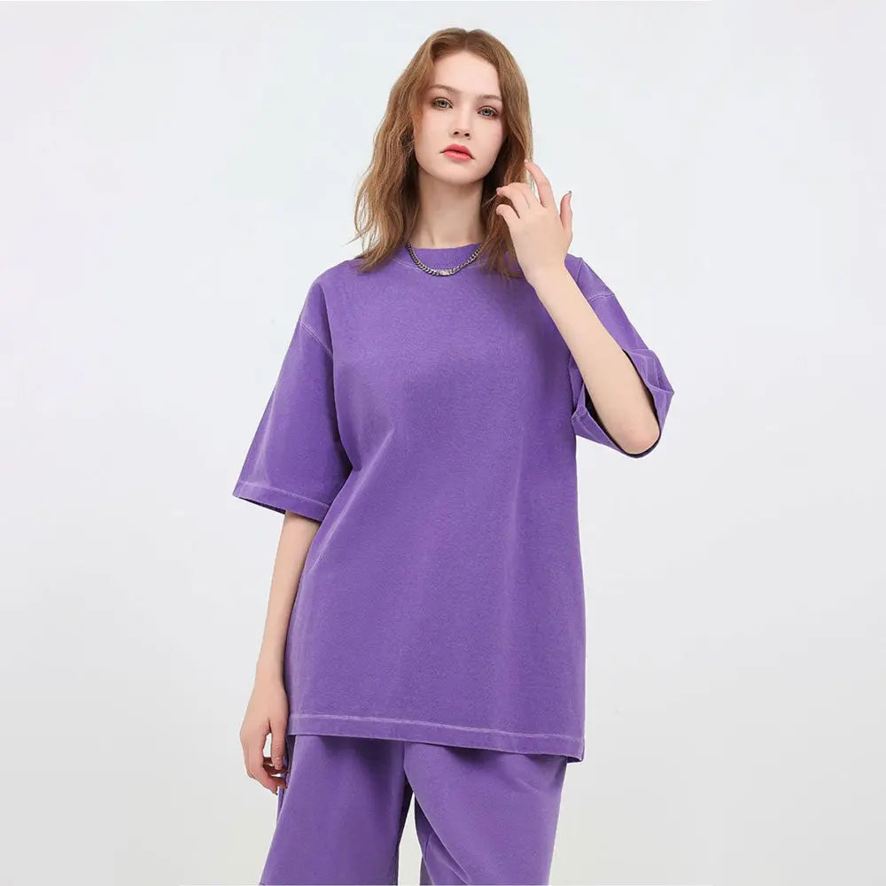 Heavyweight Cotton Loose Fit T-Shirt Zuri Lou