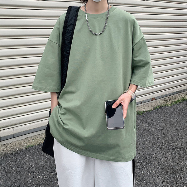 Oversized Elegant Cotton T-Shirt Zuri Lou