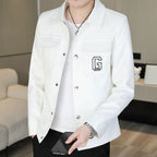 Embroidered Letter Windbreaker Jacket Zuri Lou