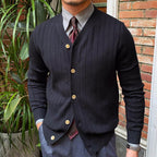 Slim Fit V-Neck Cardigan Zuri Lou