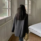 Black Back-Slit Blazer Zuri Lou