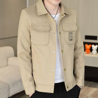 Embroidered Letter Windbreaker Jacket Zuri Lou