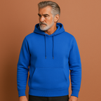 Men’s casual hoodie in light blue with relaxed fit, soft and comfortable for daily and lounge wear.