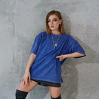 Oversized Cotton T-Shirt Casual Fit Zuri Lou